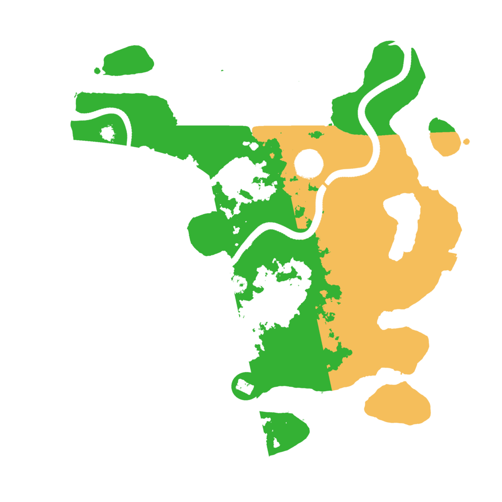 Biome Rust Map: Procedural Map, Size: 3200, Seed: 278033054