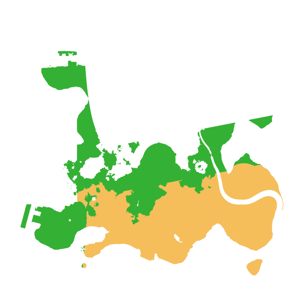 Biome Rust Map: Procedural Map, Size: 2500, Seed: 2097310438