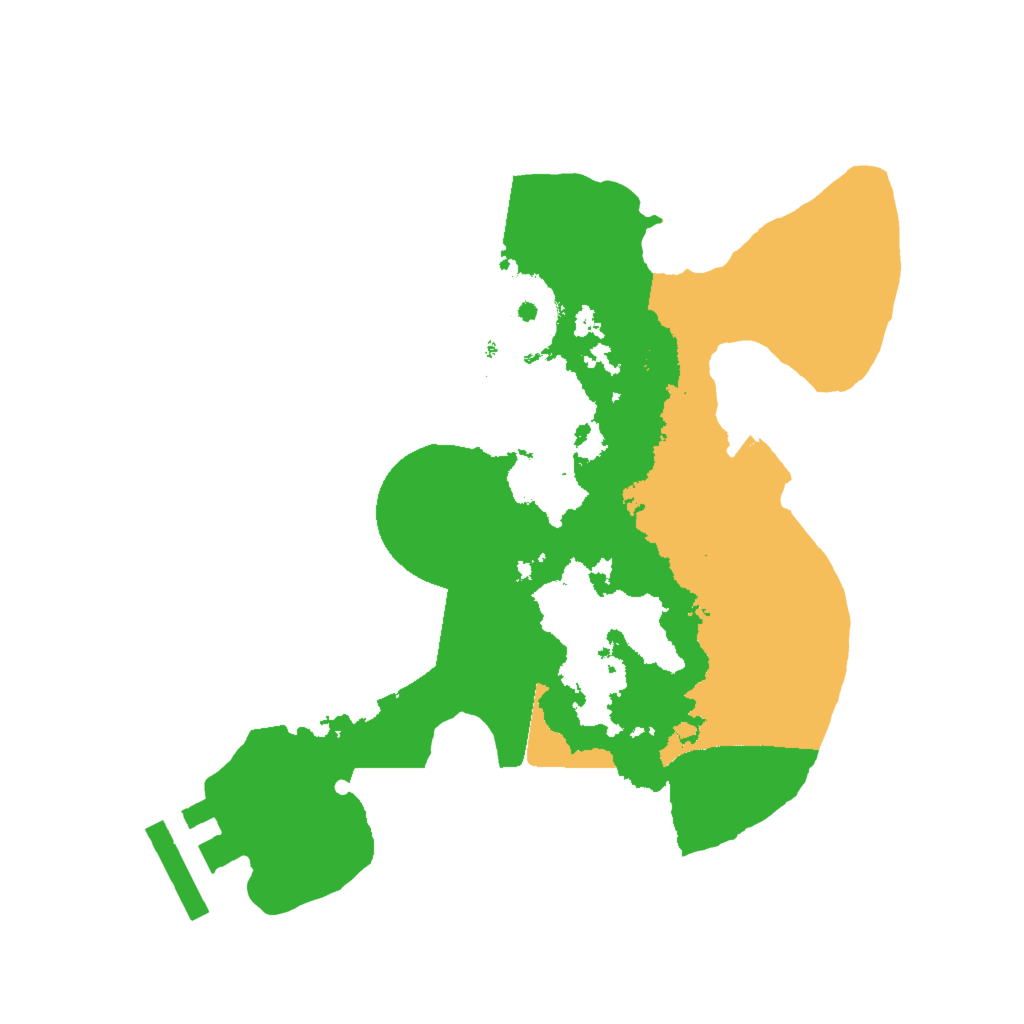 Biome Rust Map: Procedural Map, Size: 2000, Seed: 5567