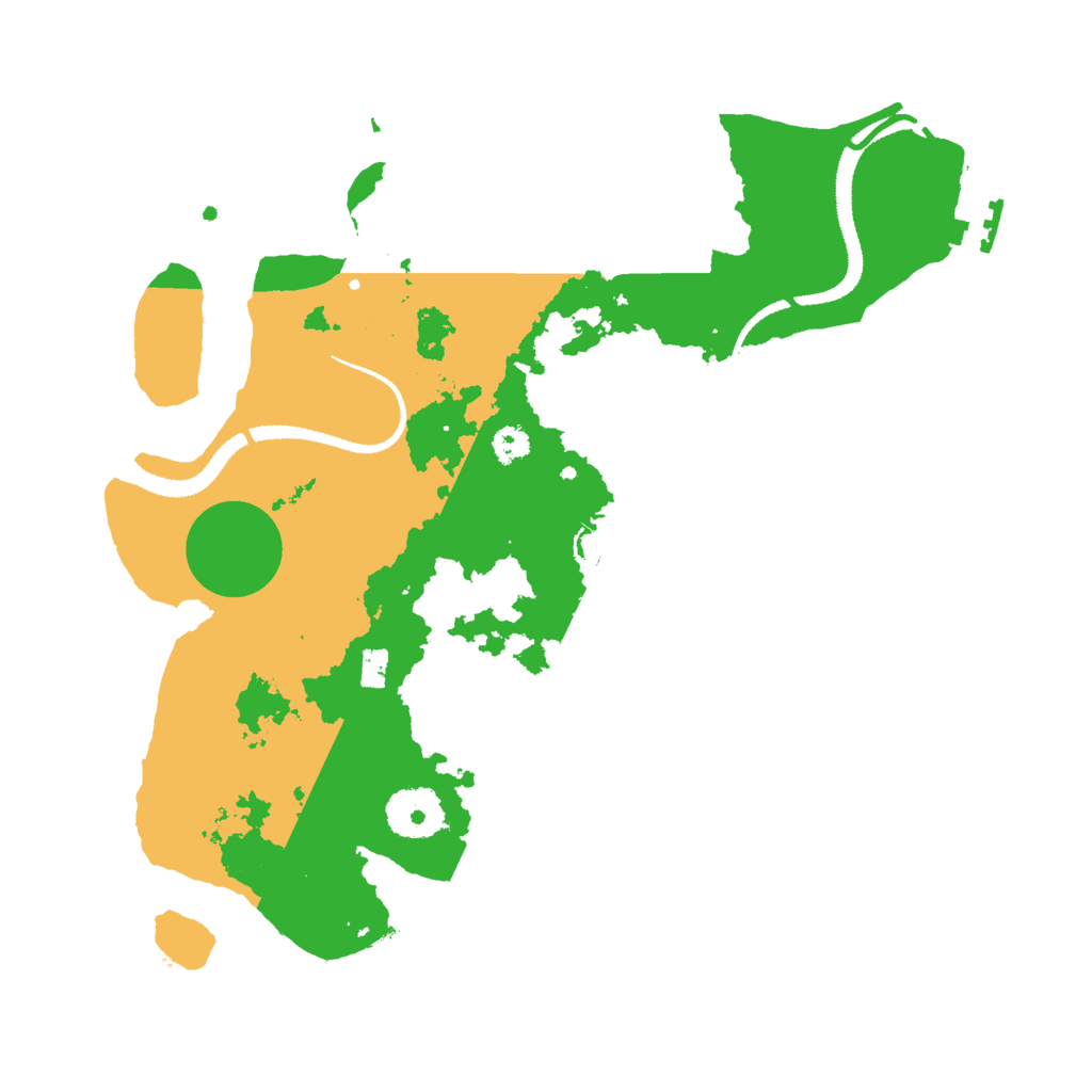 Biome Rust Map: Procedural Map, Size: 3000, Seed: 942740081