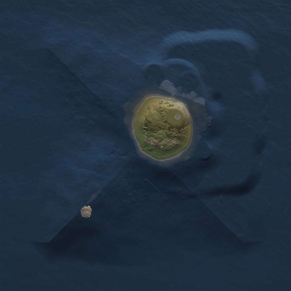 Rust Map: Procedural Map, Size: 1000, Seed: 1707349270, 1 Monuments