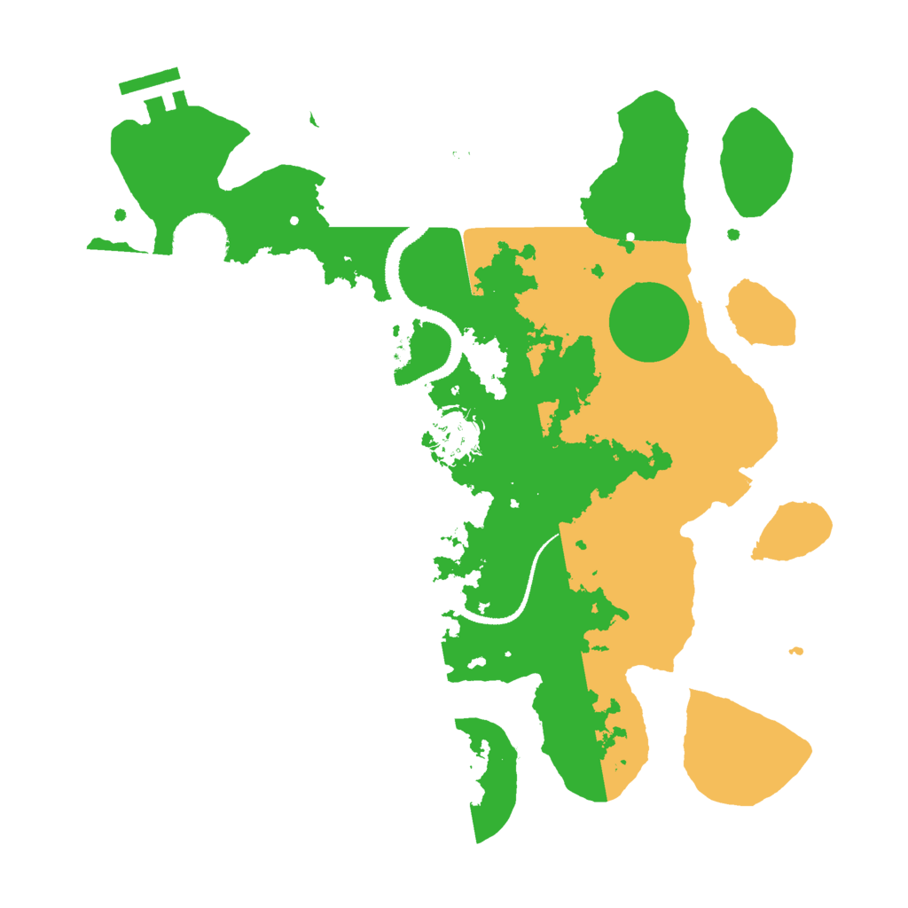Biome Rust Map: Procedural Map, Size: 3000, Seed: 988891872