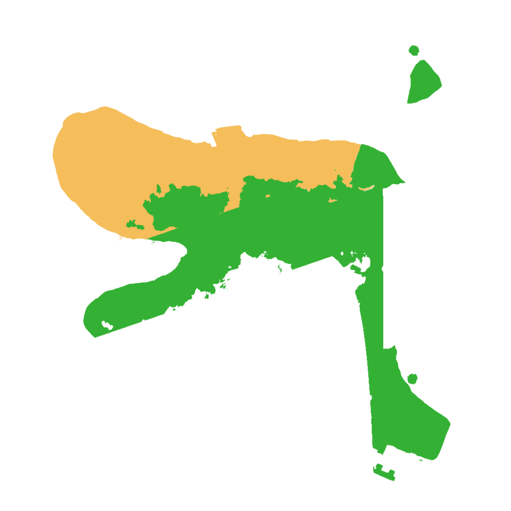 Biome Rust Map: Procedural Map, Size: 2000, Seed: 808489829