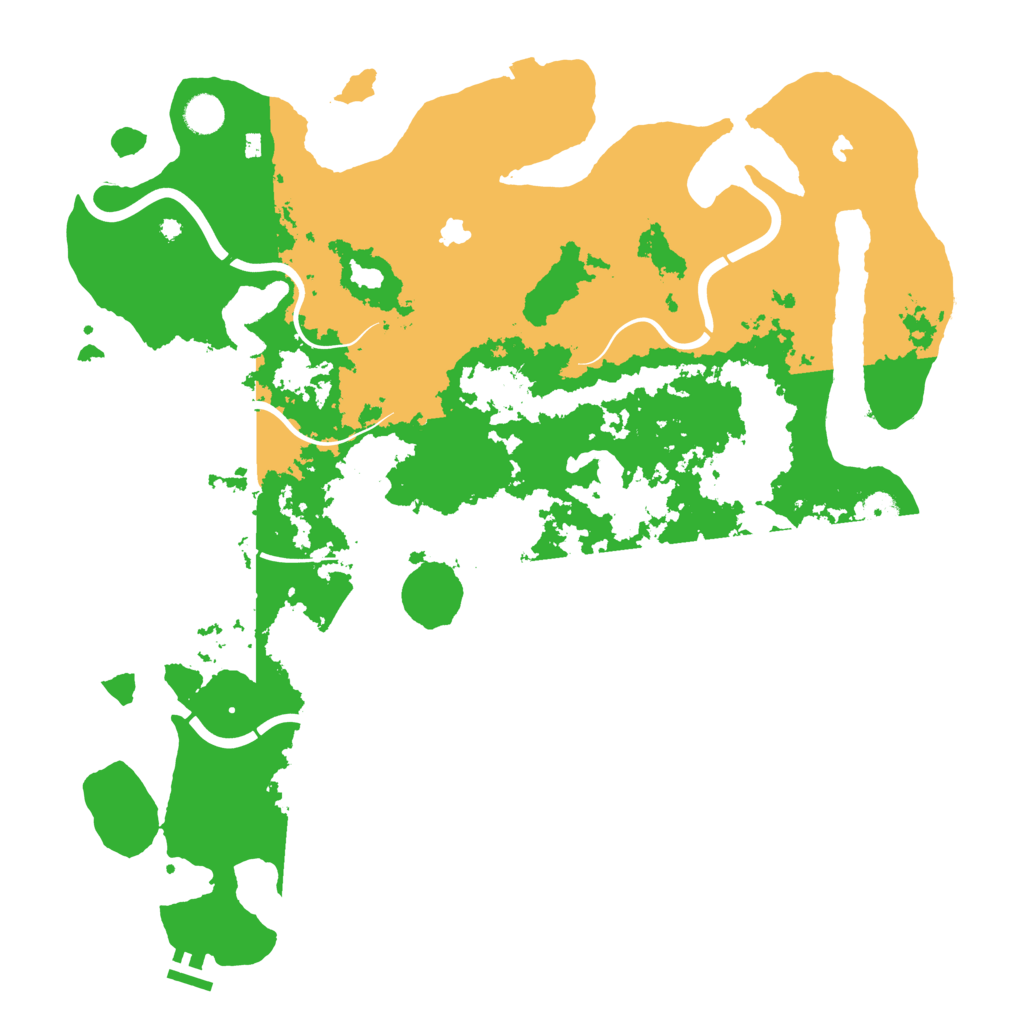 Biome Rust Map: Procedural Map, Size: 4500, Seed: 852446030