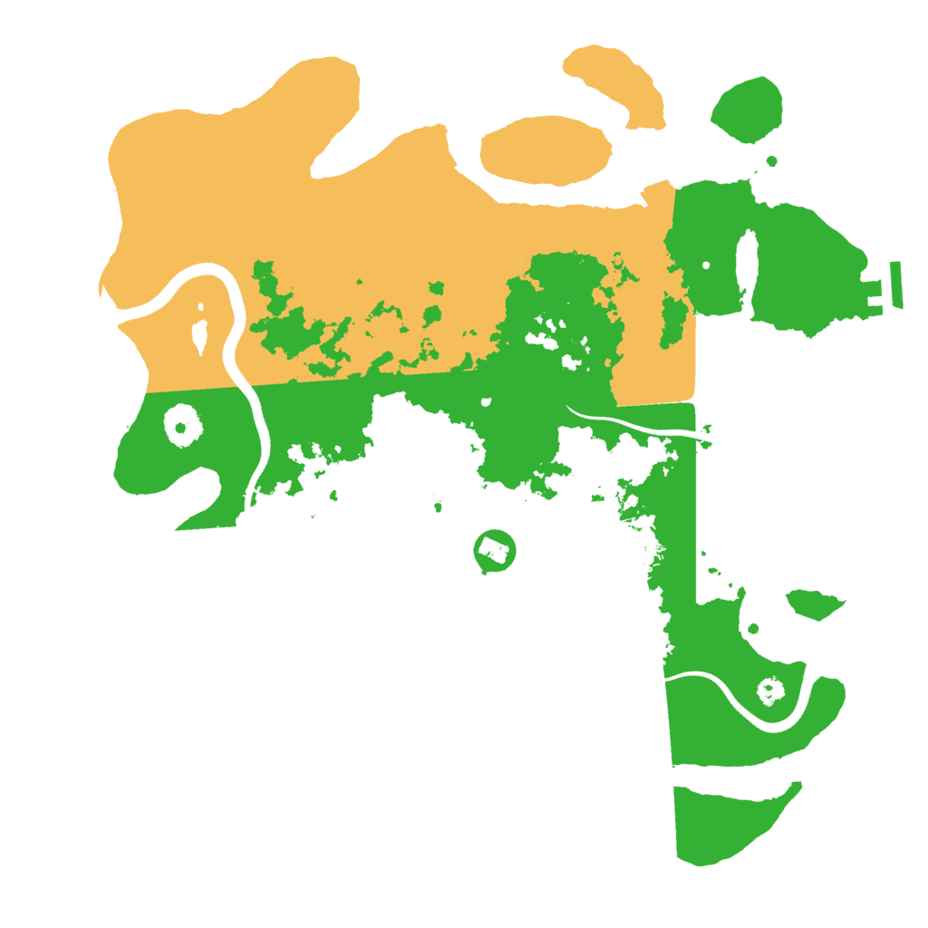 Biome Rust Map: Procedural Map, Size: 3500, Seed: 2124209948