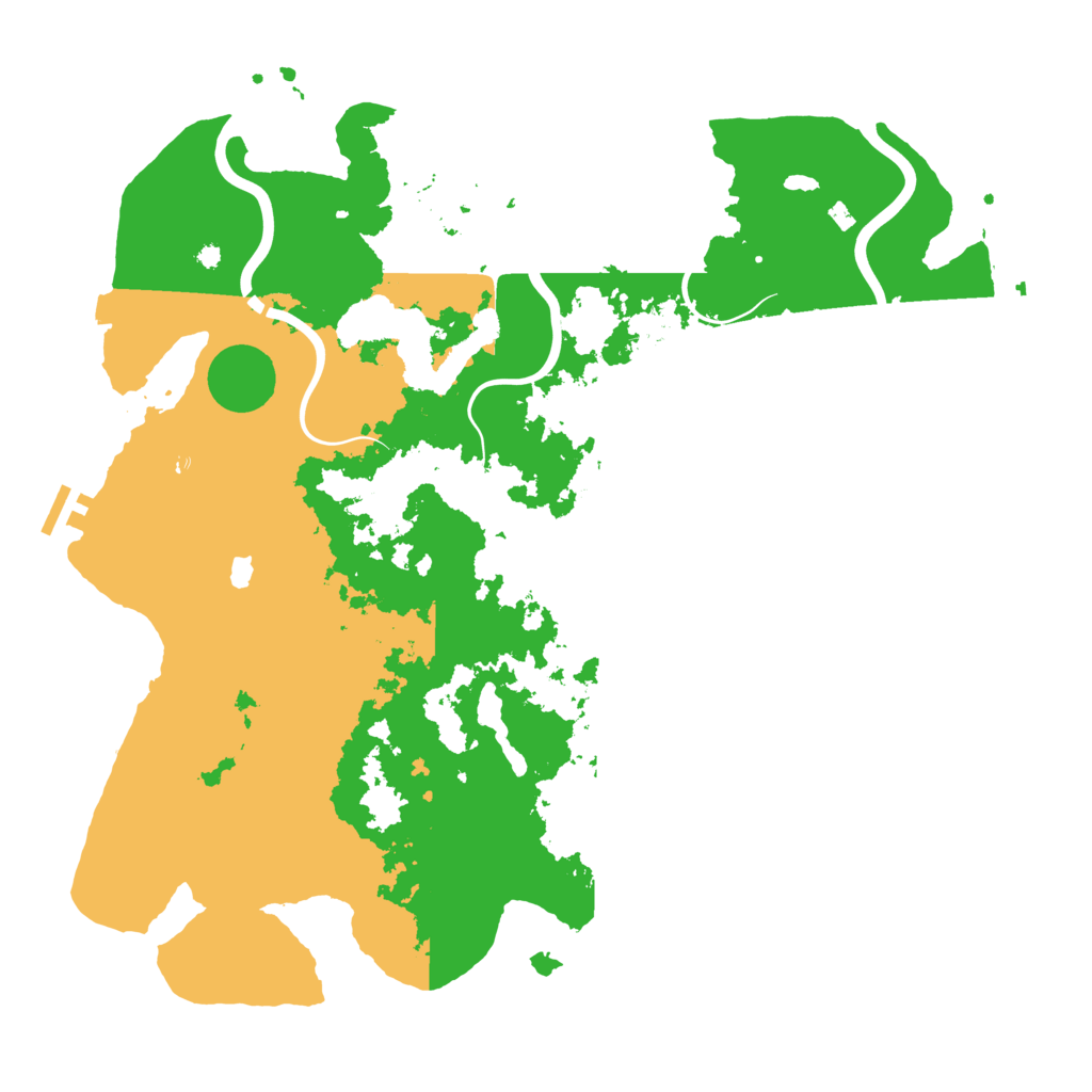 Biome Rust Map: Procedural Map, Size: 4250, Seed: 1197670467