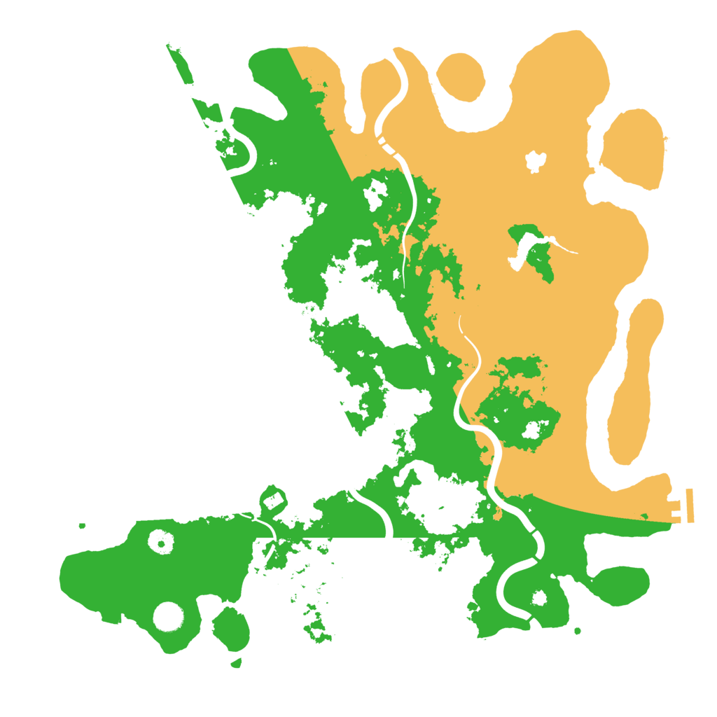 Biome Rust Map: Procedural Map, Size: 4250, Seed: 100279275