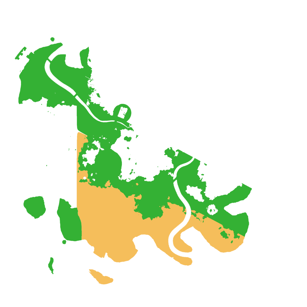 Biome Rust Map: Procedural Map, Size: 3000, Seed: 1711628502