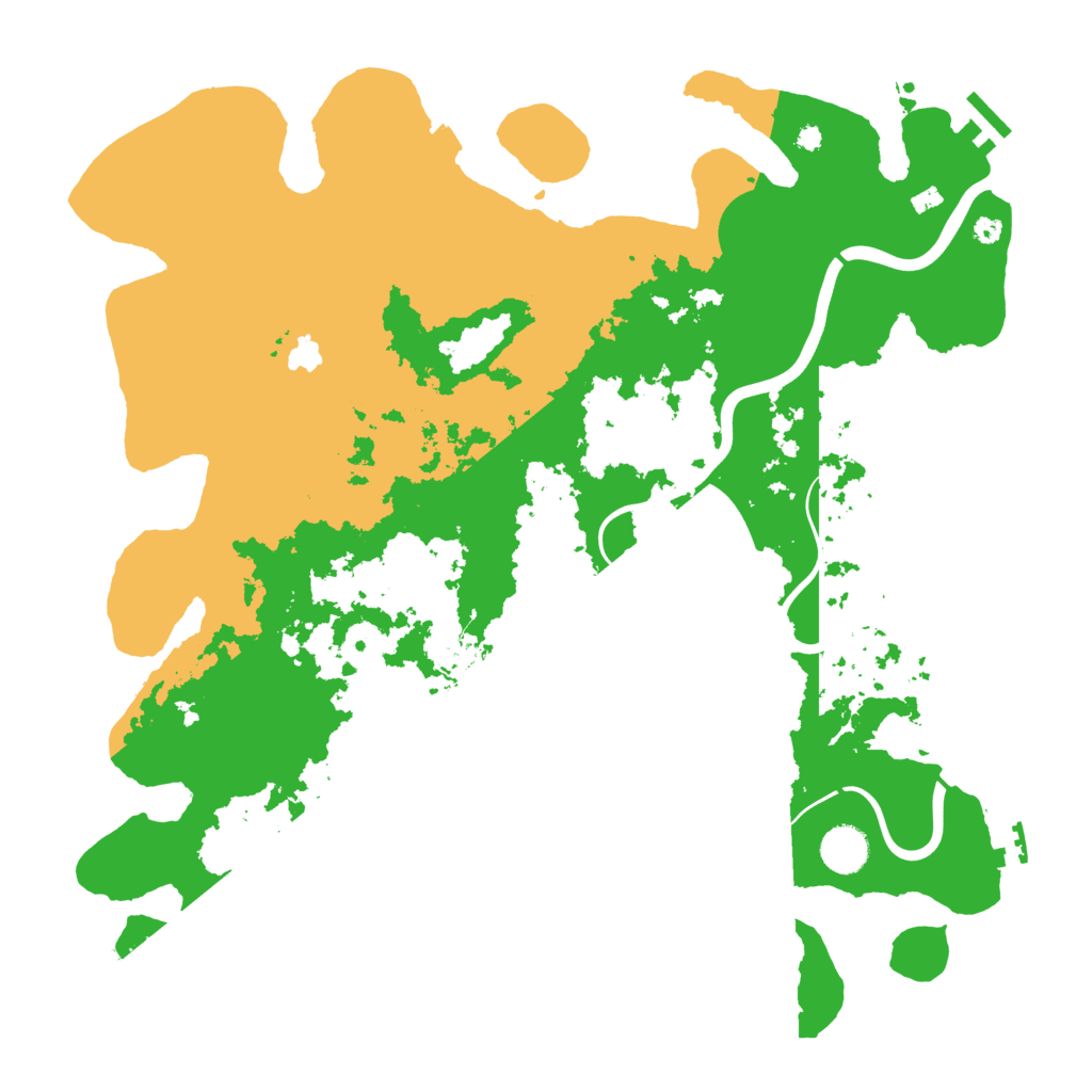 Biome Rust Map: Procedural Map, Size: 4000, Seed: 1978023108