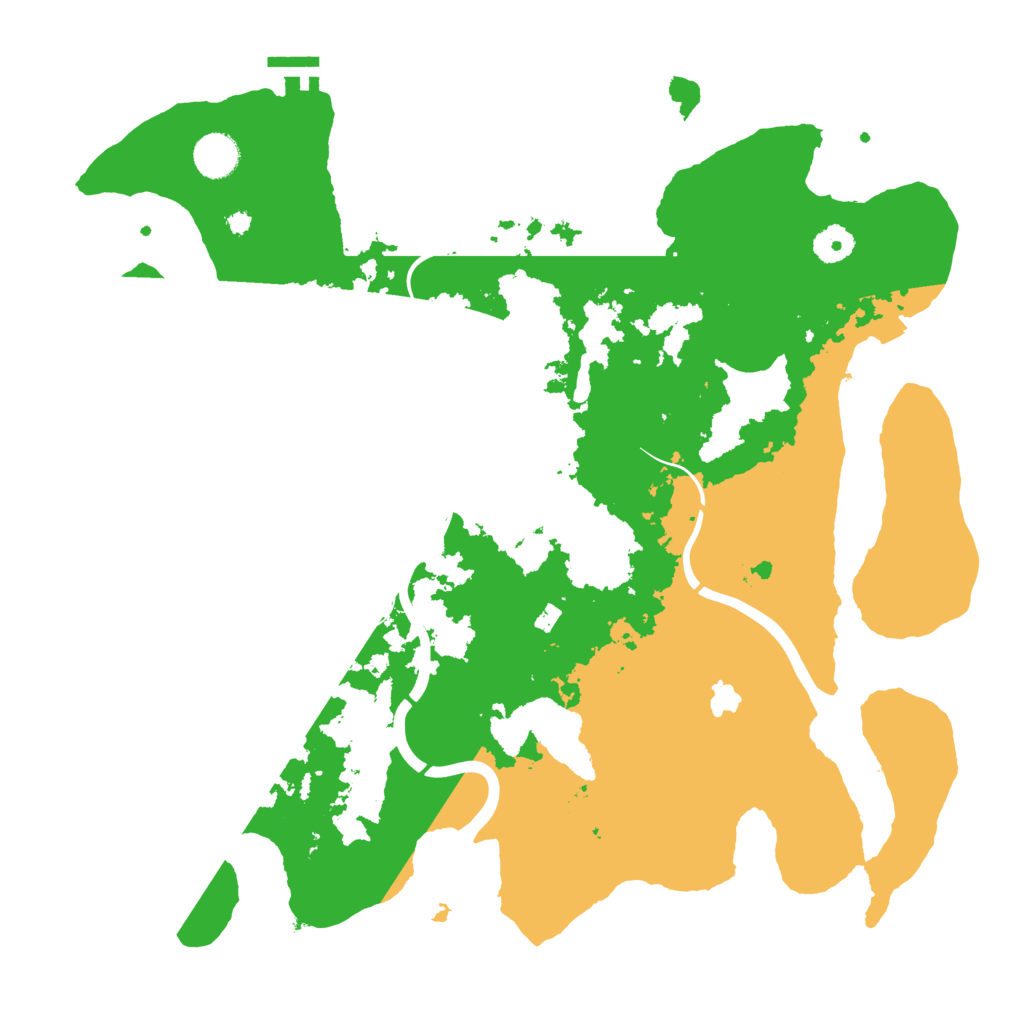 Biome Rust Map: Procedural Map, Size: 4000, Seed: 1838615538