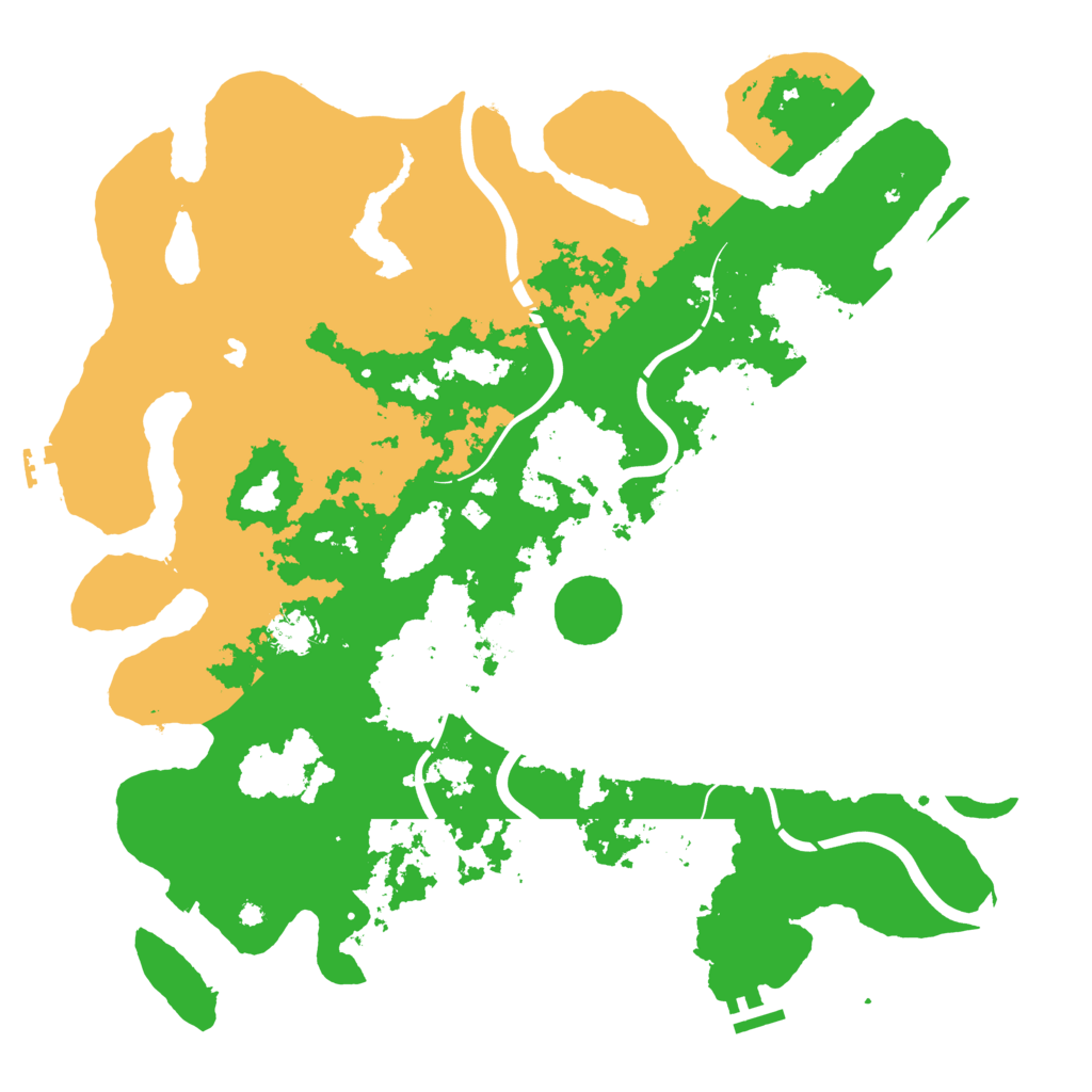 Biome Rust Map: Procedural Map, Size: 4250, Seed: 1845629652