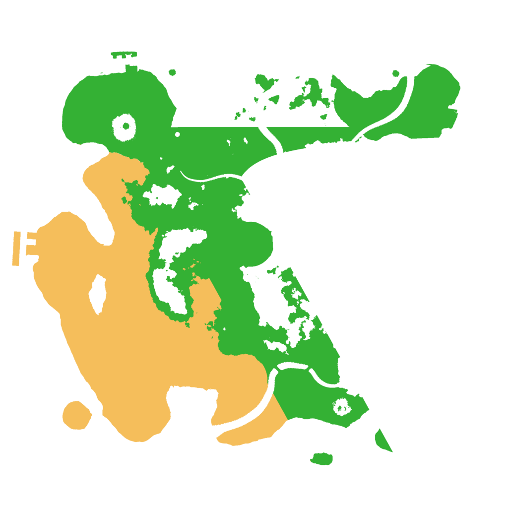 Biome Rust Map: Procedural Map, Size: 3000, Seed: 1940943669