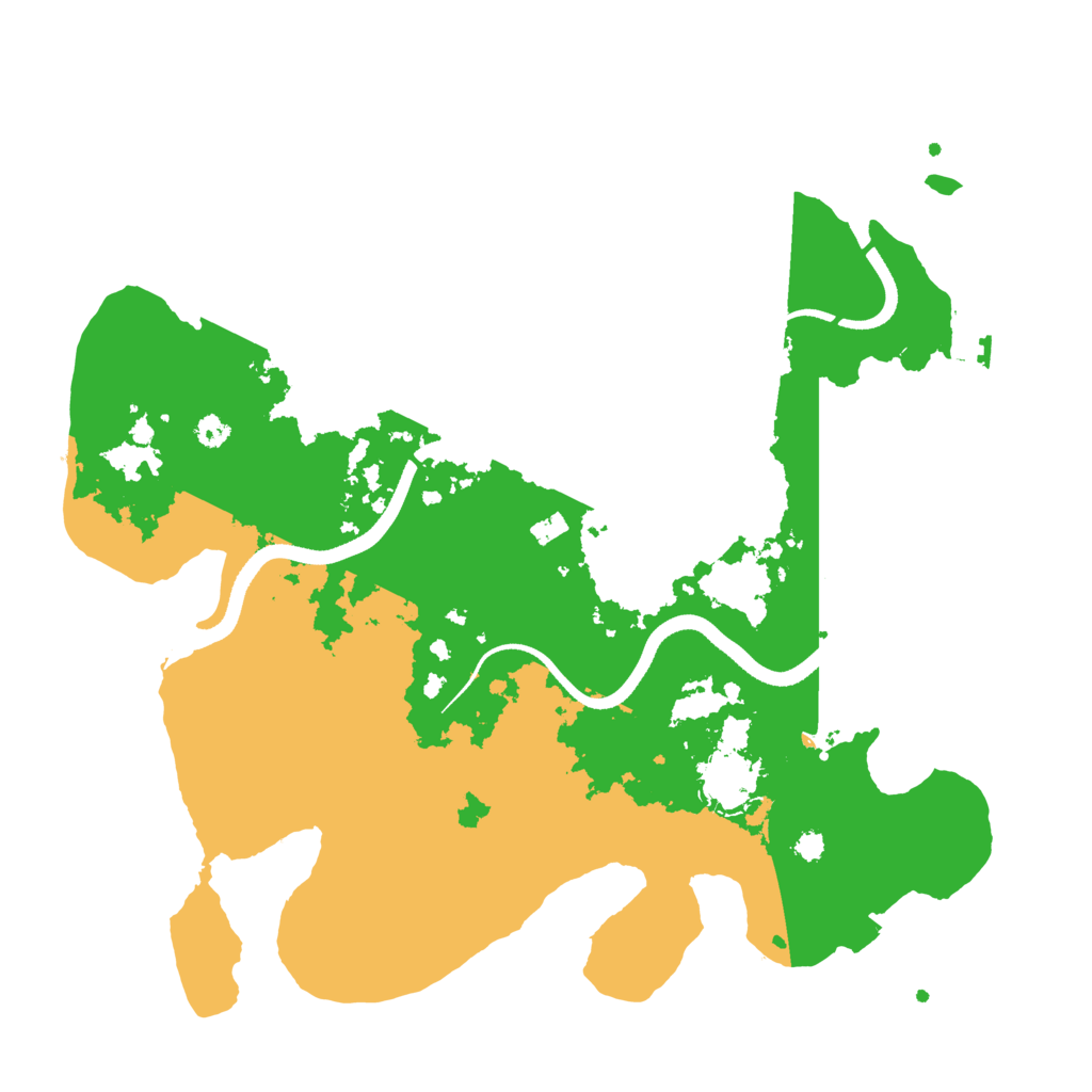 Biome Rust Map: Procedural Map, Size: 3400, Seed: 6170