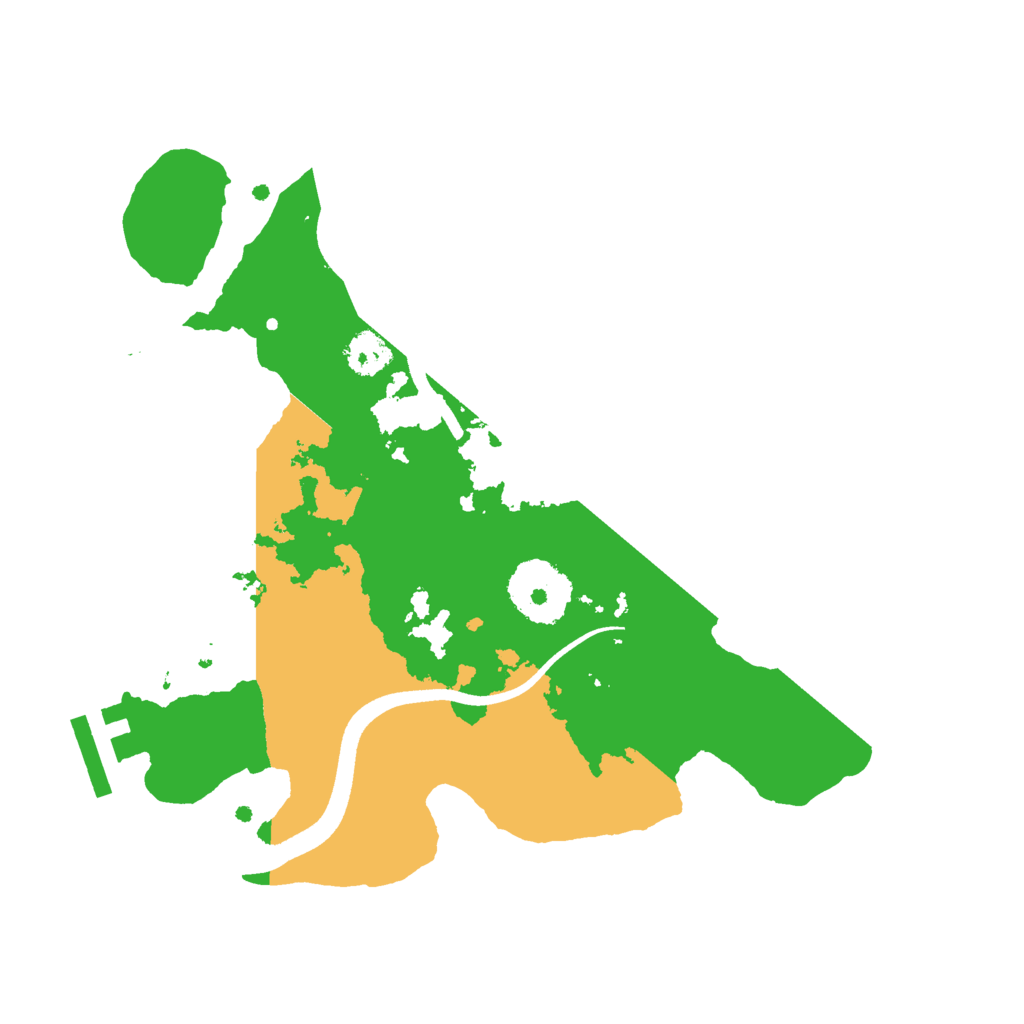 Biome Rust Map: Procedural Map, Size: 2500, Seed: 2033927432