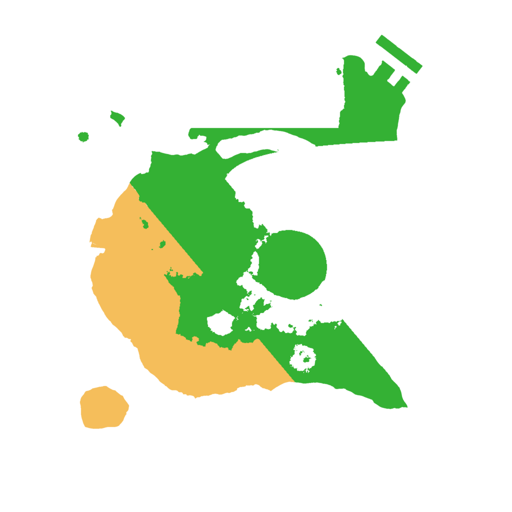 Biome Rust Map: Procedural Map, Size: 2000, Seed: 1386408760