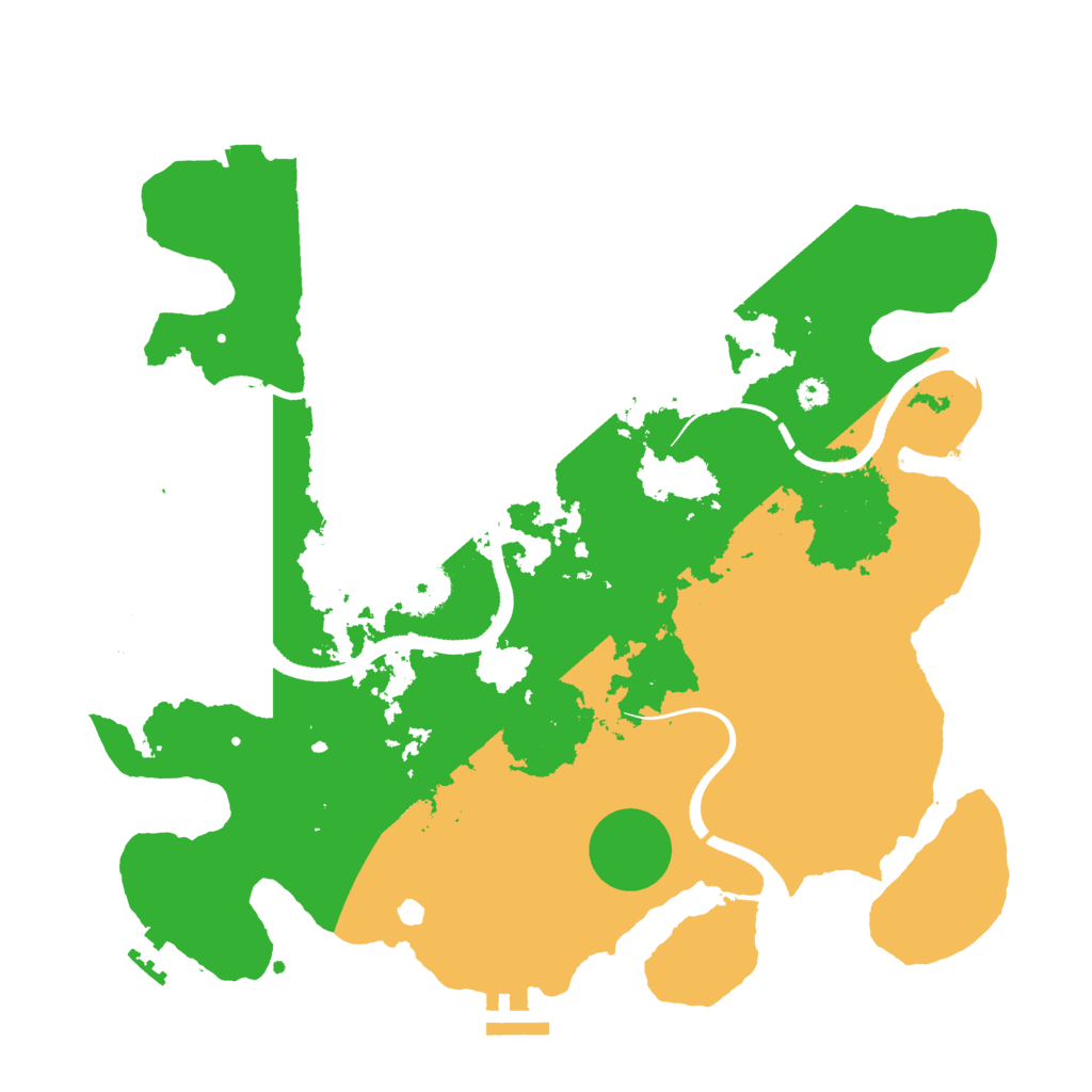 Biome Rust Map: Procedural Map, Size: 3500, Seed: 1294423101