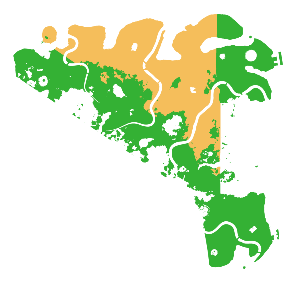 Biome Rust Map: Procedural Map, Size: 4500, Seed: 89060160