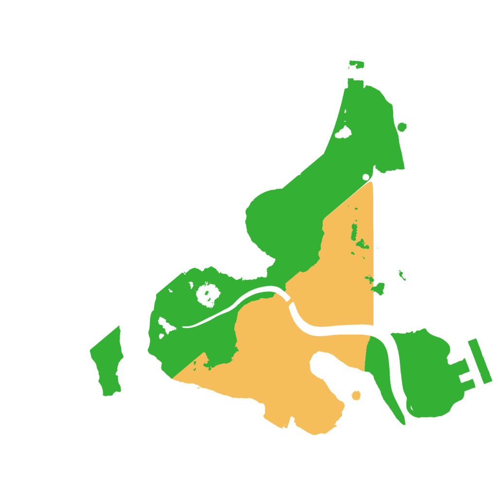 Biome Rust Map: Procedural Map, Size: 2200, Seed: 1906610802
