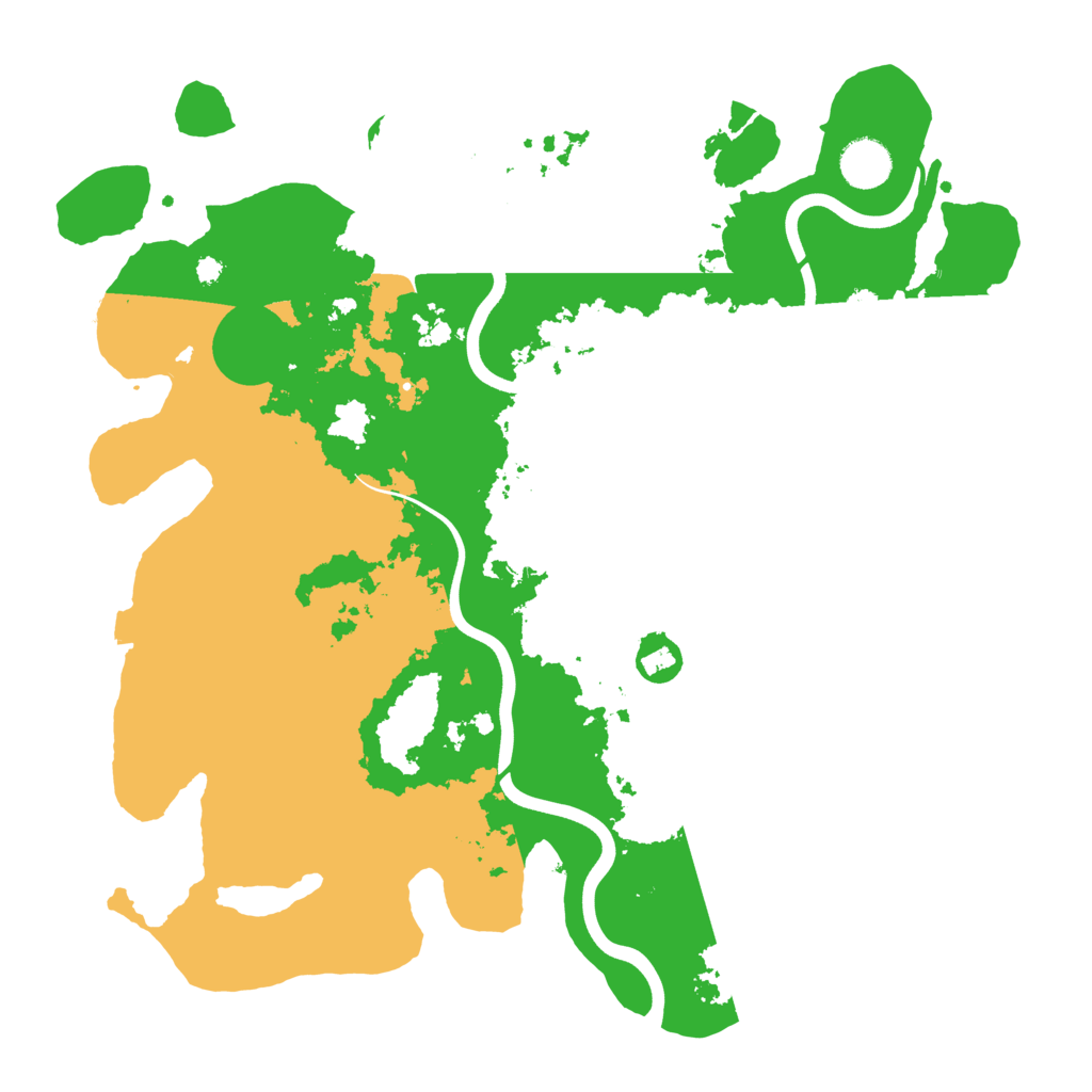 Biome Rust Map: Procedural Map, Size: 3800, Seed: 535969321