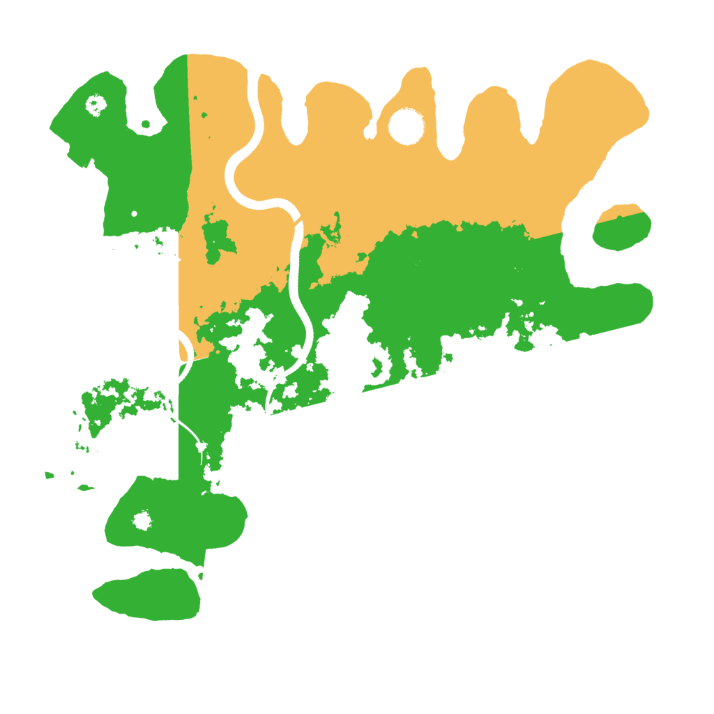 Biome Rust Map: Procedural Map, Size: 3500, Seed: 731674221