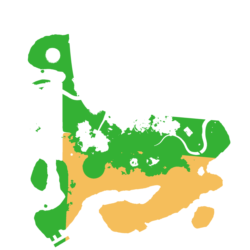 Biome Rust Map: Procedural Map, Size: 3000, Seed: 11412