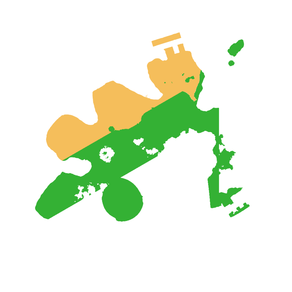 Biome Rust Map: Procedural Map, Size: 2000, Seed: 737773865