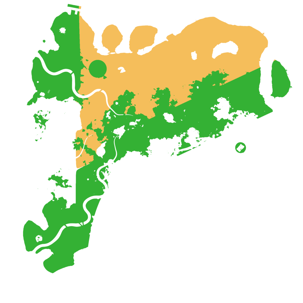 Biome Rust Map: Procedural Map, Size: 4500, Seed: 136713781