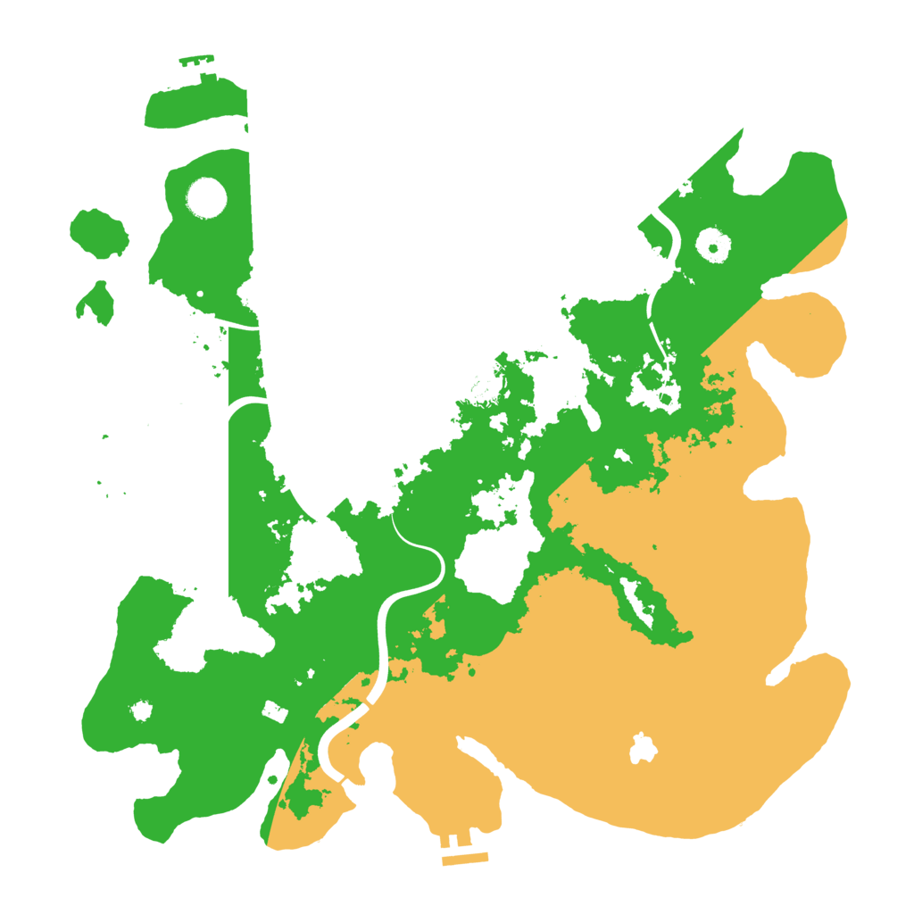 Biome Rust Map: Procedural Map, Size: 4000, Seed: 1190809535