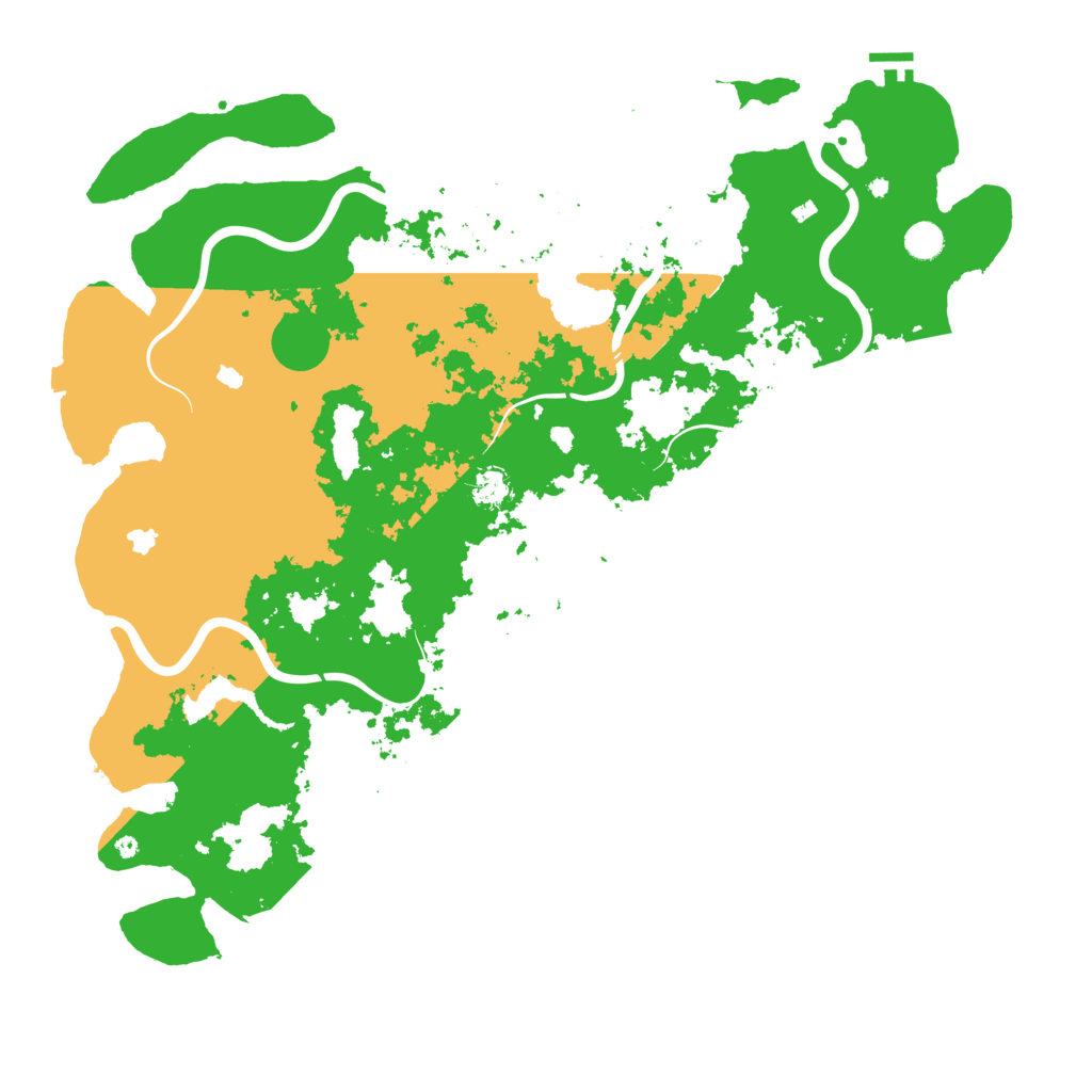 Biome Rust Map: Procedural Map, Size: 5000, Seed: 46946777