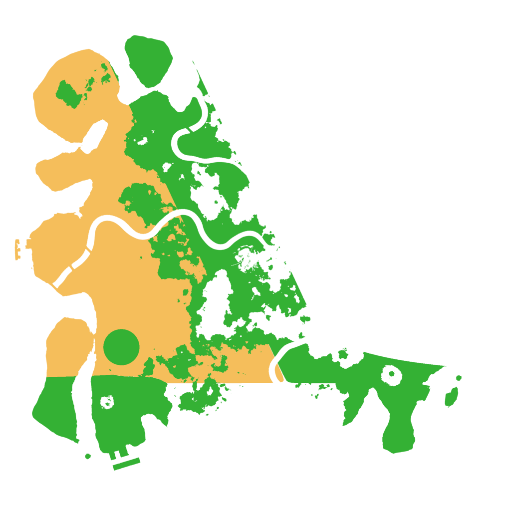 Biome Rust Map: Procedural Map, Size: 3750, Seed: 158891827