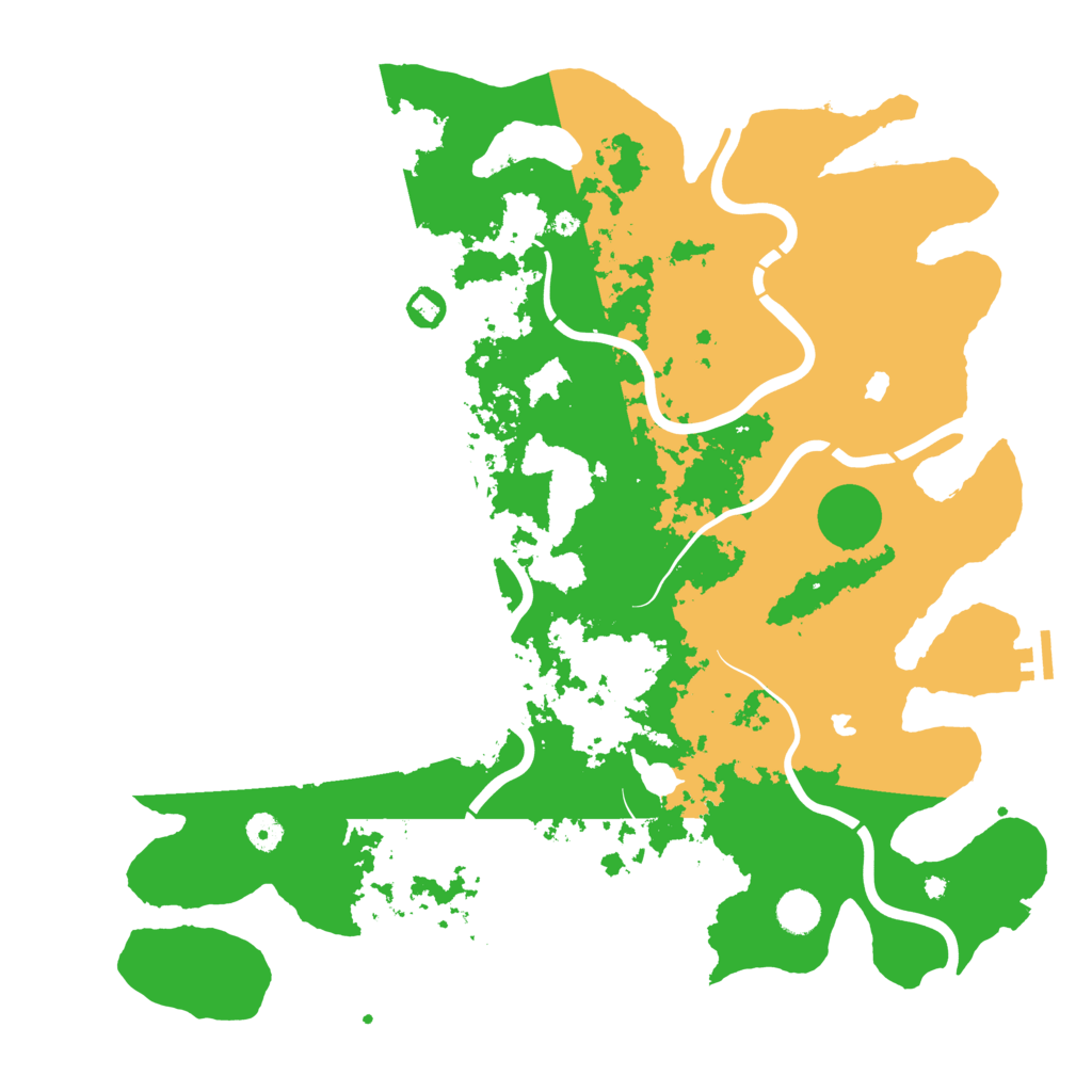 Biome Rust Map: Procedural Map, Size: 4500, Seed: 453673