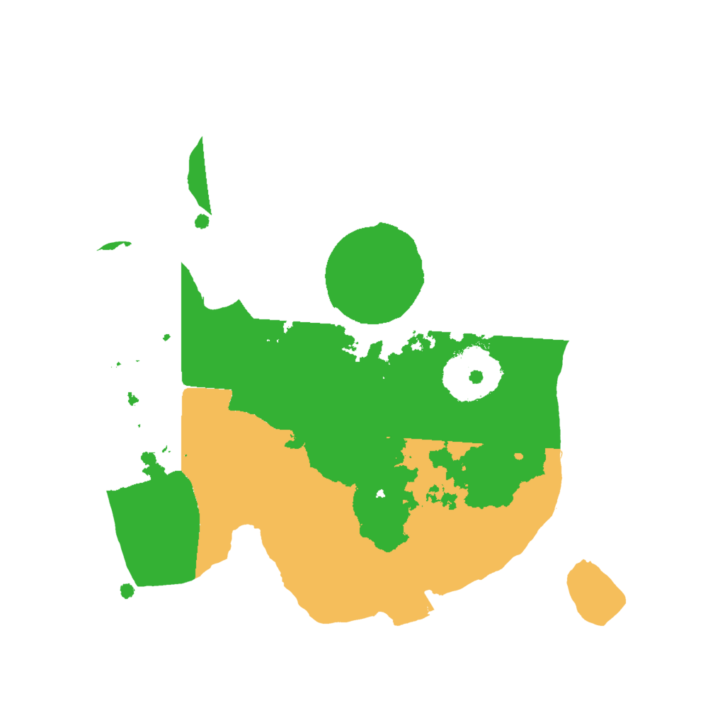 Biome Rust Map: Procedural Map, Size: 2000, Seed: 378517506