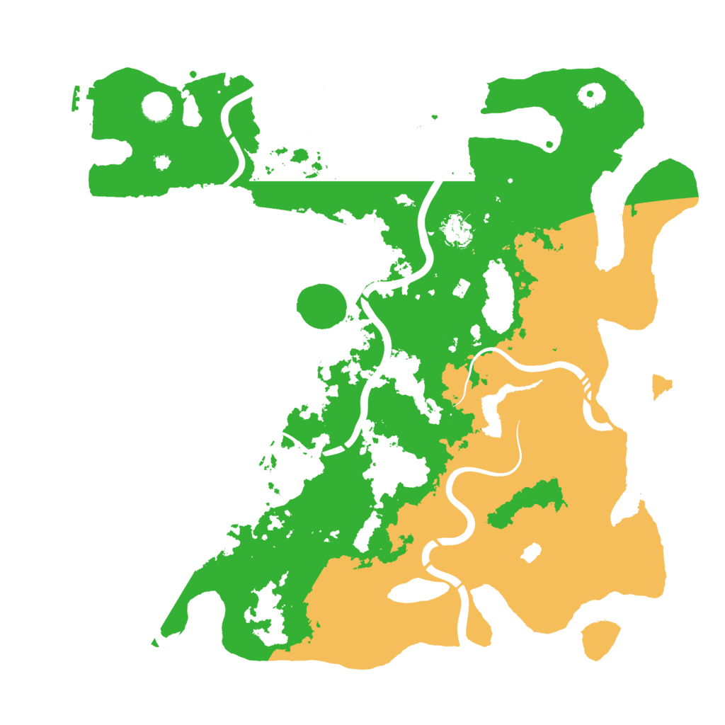 Biome Rust Map: Procedural Map, Size: 4250, Seed: 108442046