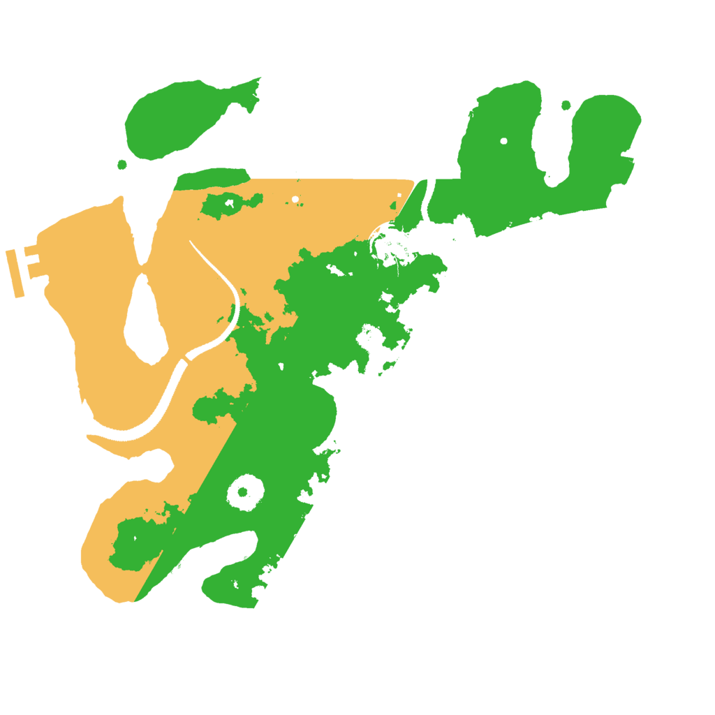 Biome Rust Map: Procedural Map, Size: 3000, Seed: 48392715