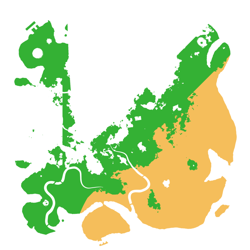 Biome Rust Map: Procedural Map, Size: 4250, Seed: 685657188