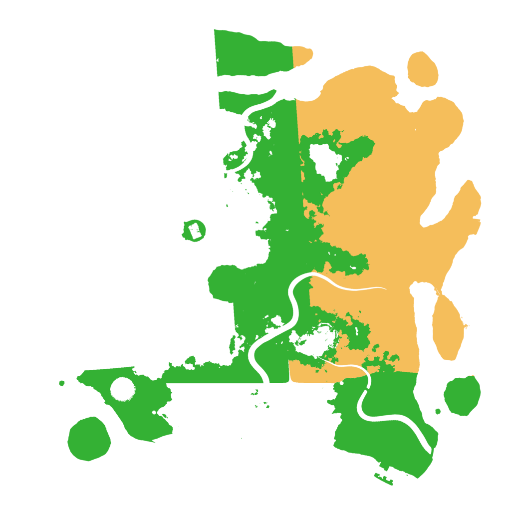 Biome Rust Map: Procedural Map, Size: 3750, Seed: 1821267715