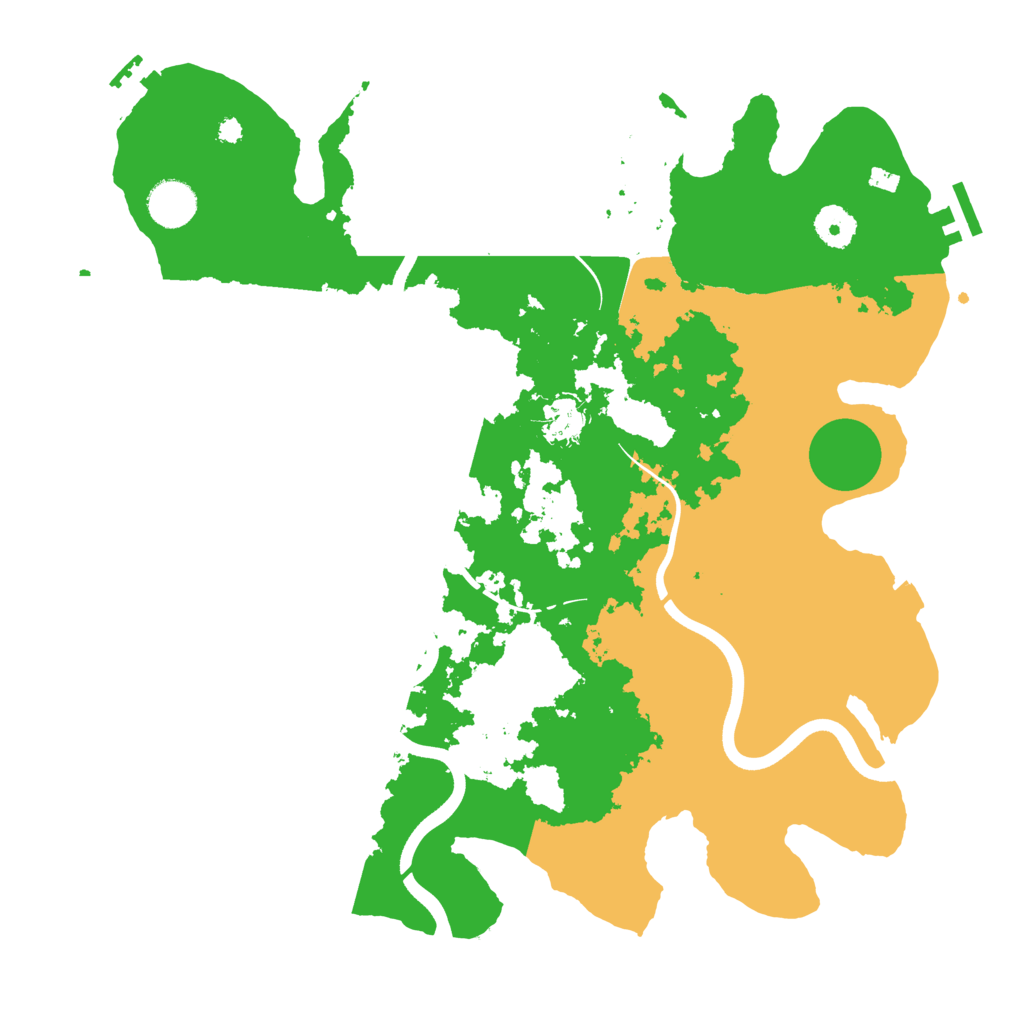 Biome Rust Map: Procedural Map, Size: 3750, Seed: 1292190438