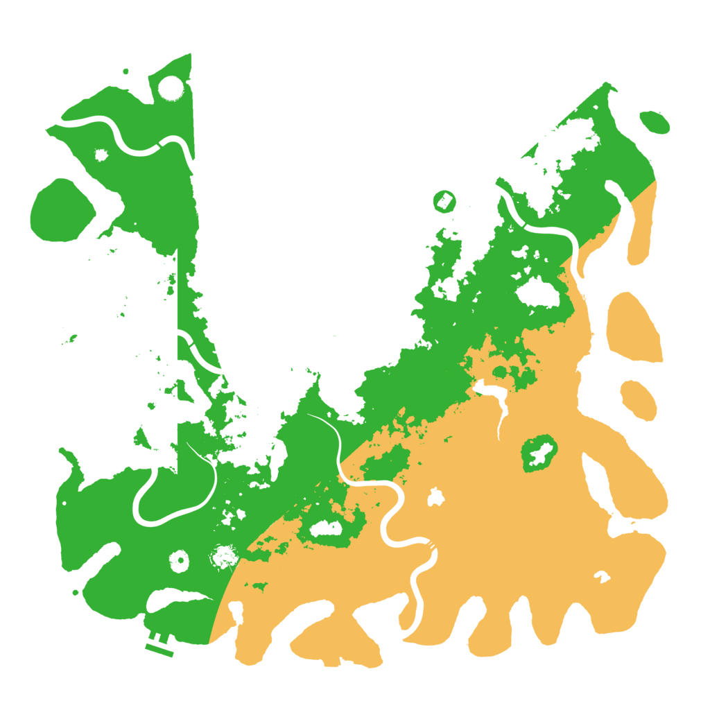 Biome Rust Map: Procedural Map, Size: 5000, Seed: 1314369055