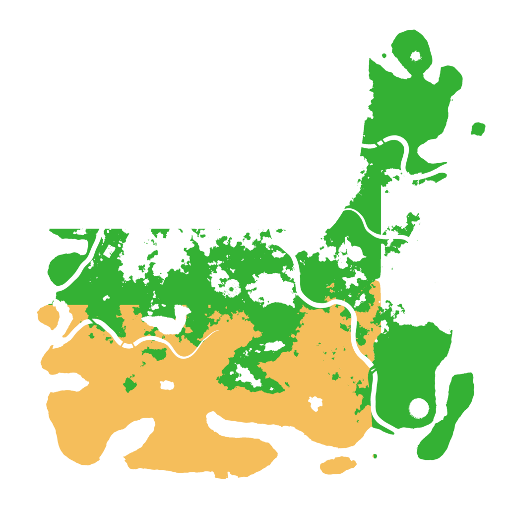 Biome Rust Map: Procedural Map, Size: 4500, Seed: 9356543