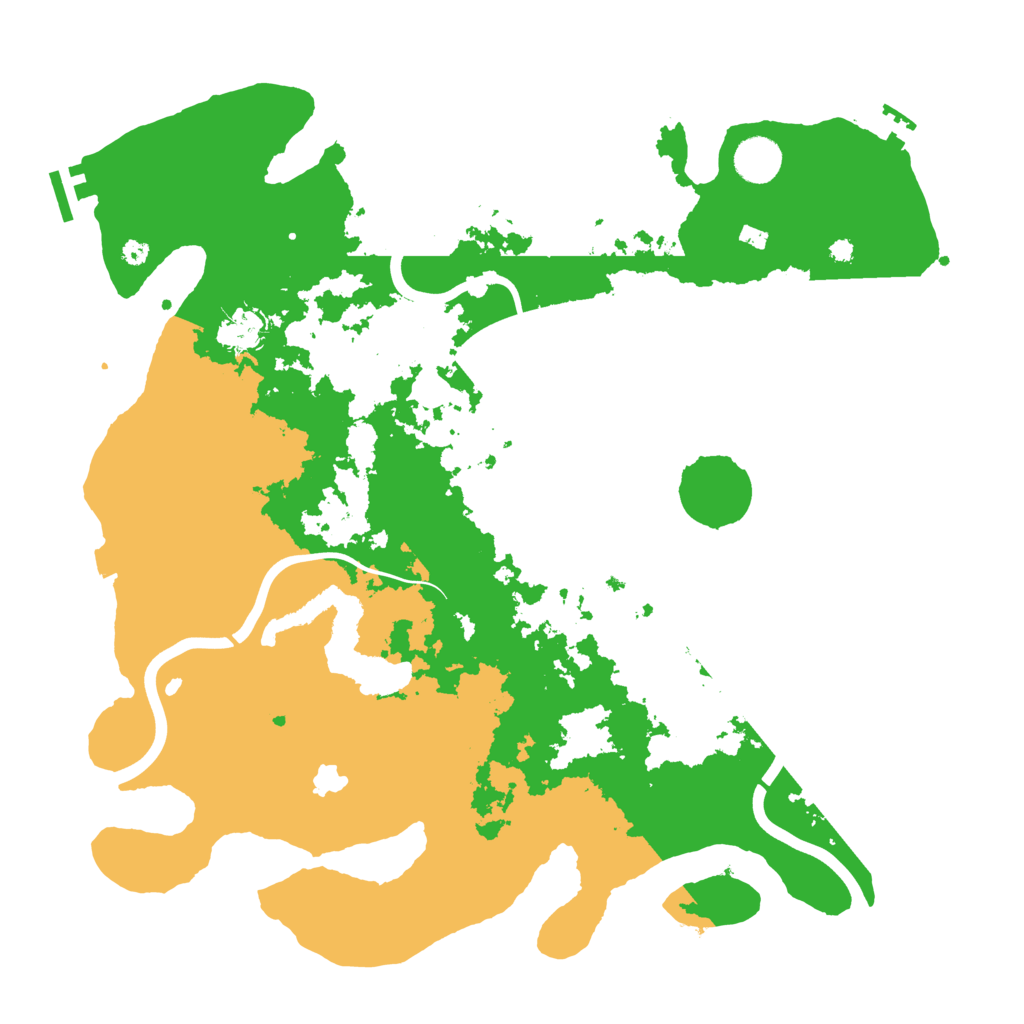 Biome Rust Map: Procedural Map, Size: 4000, Seed: 98097