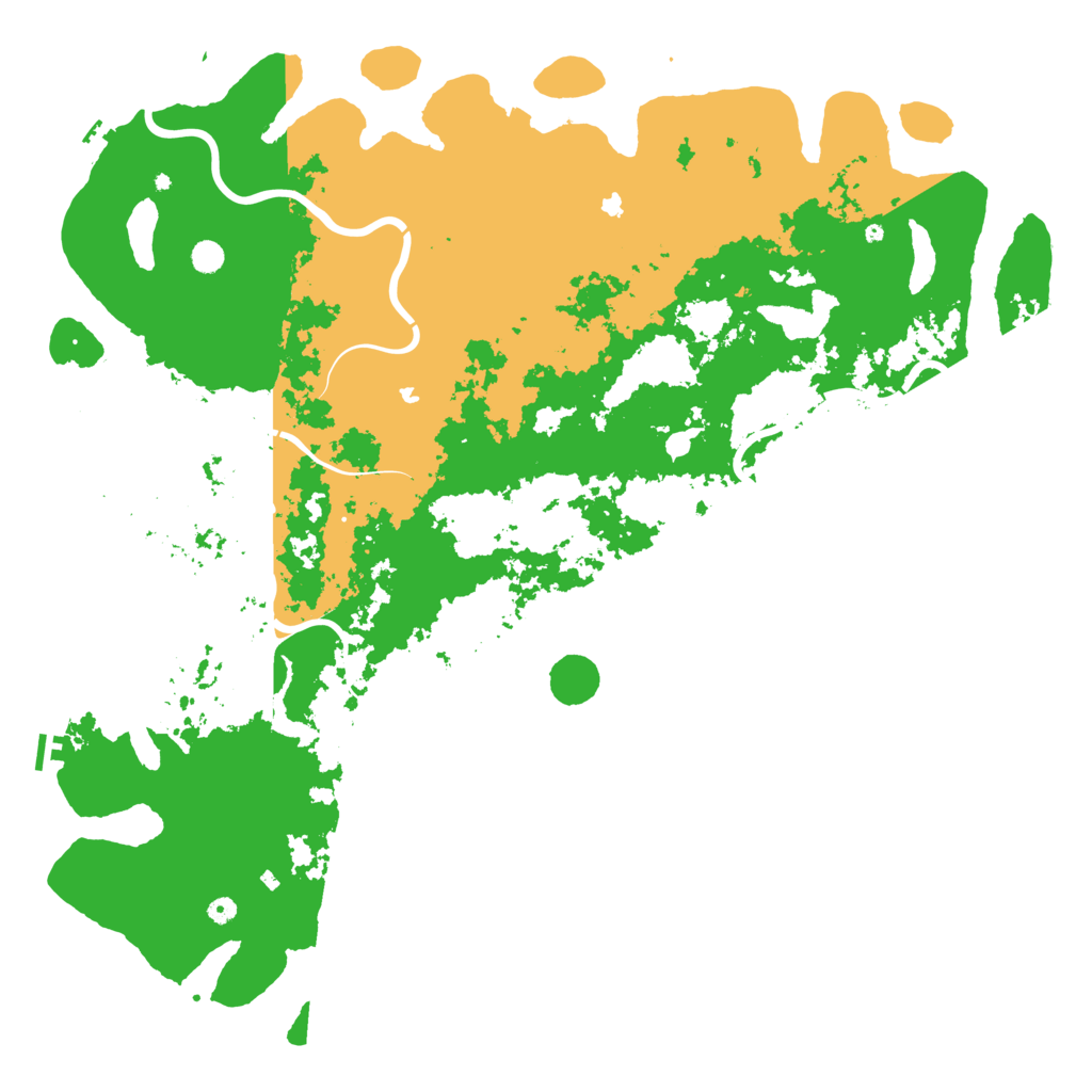 Biome Rust Map: Procedural Map, Size: 6000, Seed: 96995