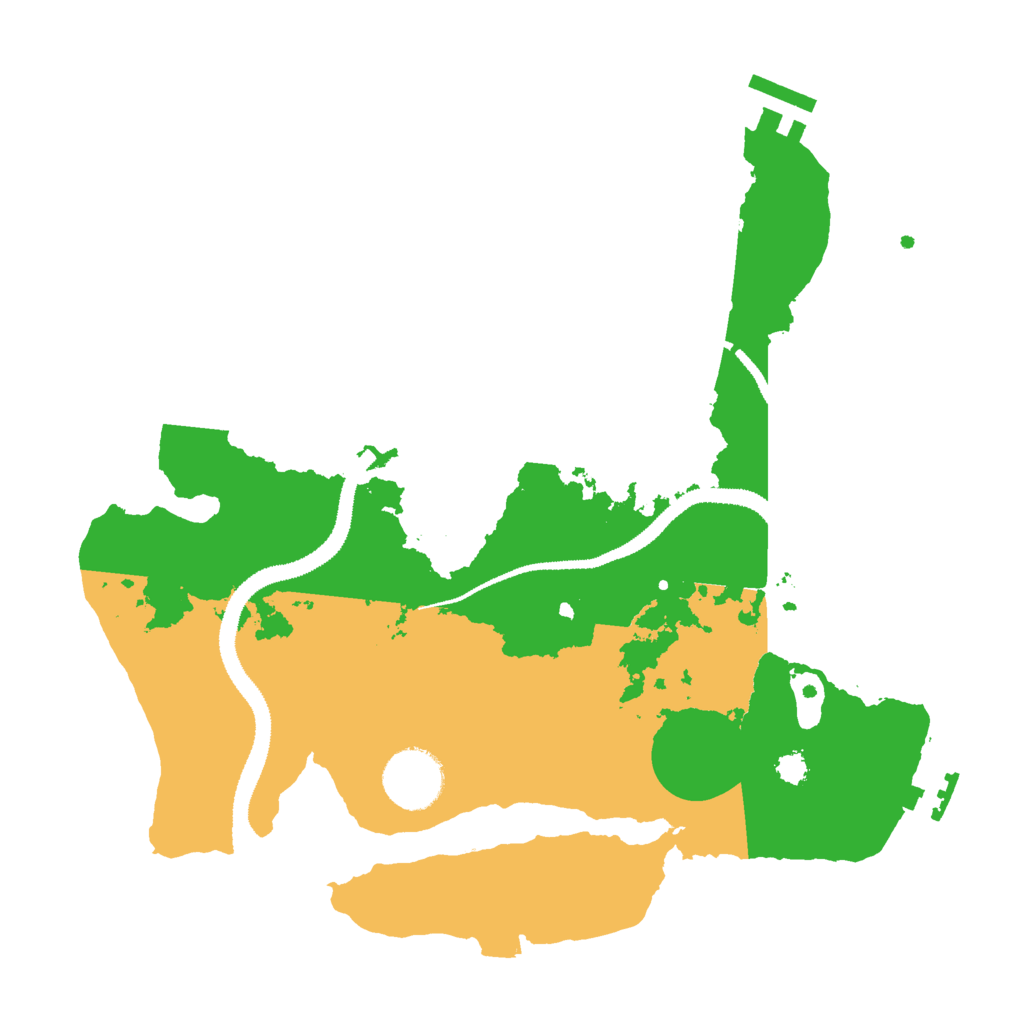 Biome Rust Map: Procedural Map, Size: 3000, Seed: 687065853