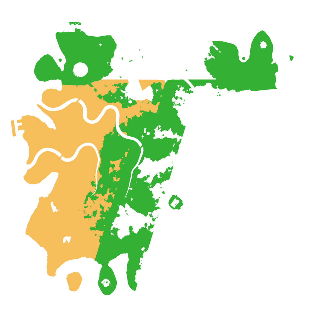 Biome Rust Map: Procedural Map, Size: 4000, Seed: 172425255