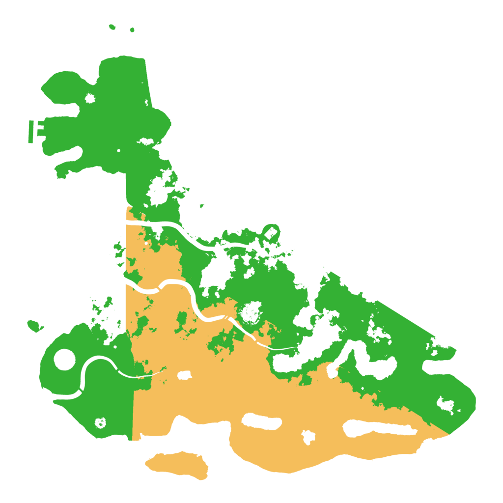 Biome Rust Map: Procedural Map, Size: 4500, Seed: 759043278