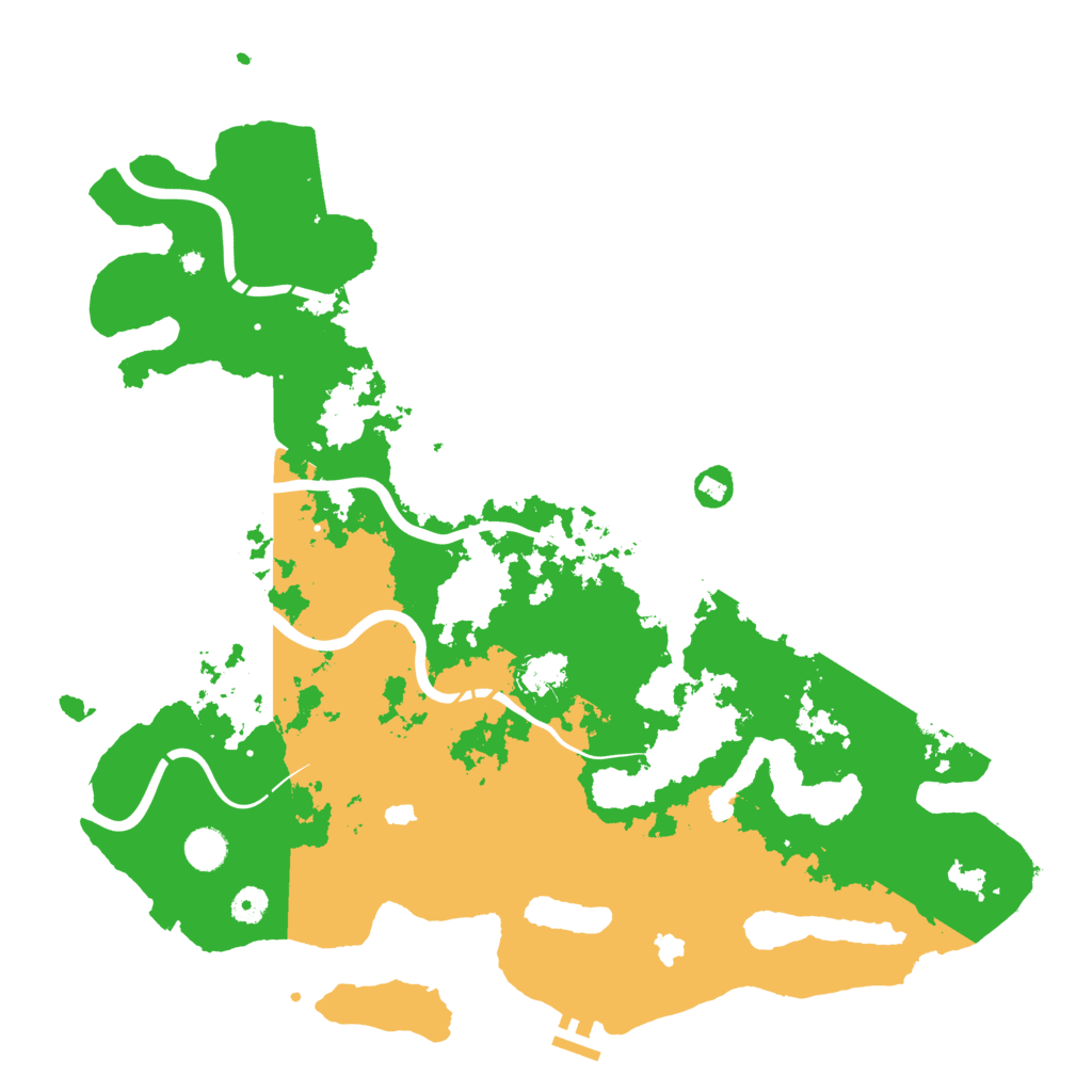 Biome Rust Map: Procedural Map, Size: 4500, Seed: 759043278