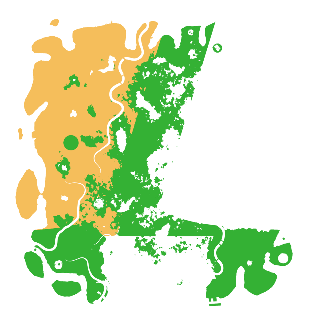 Biome Rust Map: Procedural Map, Size: 5500, Seed: 1143675258