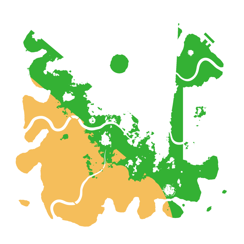 Biome Rust Map: Procedural Map, Size: 3800, Seed: 1234123456