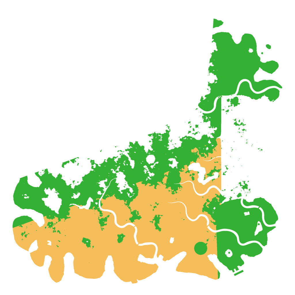 Biome Rust Map: Procedural Map, Size: 6000, Seed: 1037681667