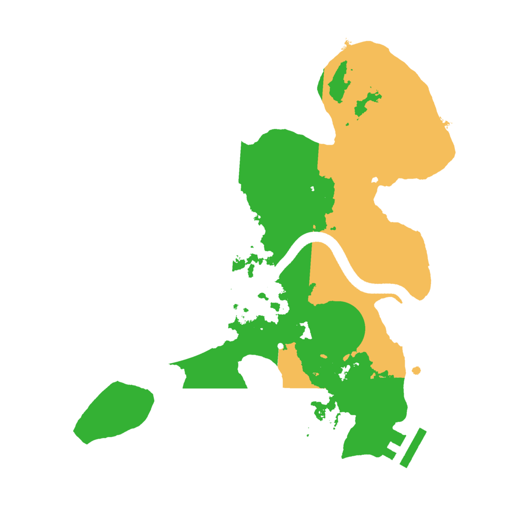 Biome Rust Map: Procedural Map, Size: 2500, Seed: 1237