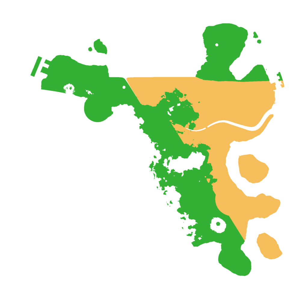 Biome Rust Map: Procedural Map, Size: 3000, Seed: 62666